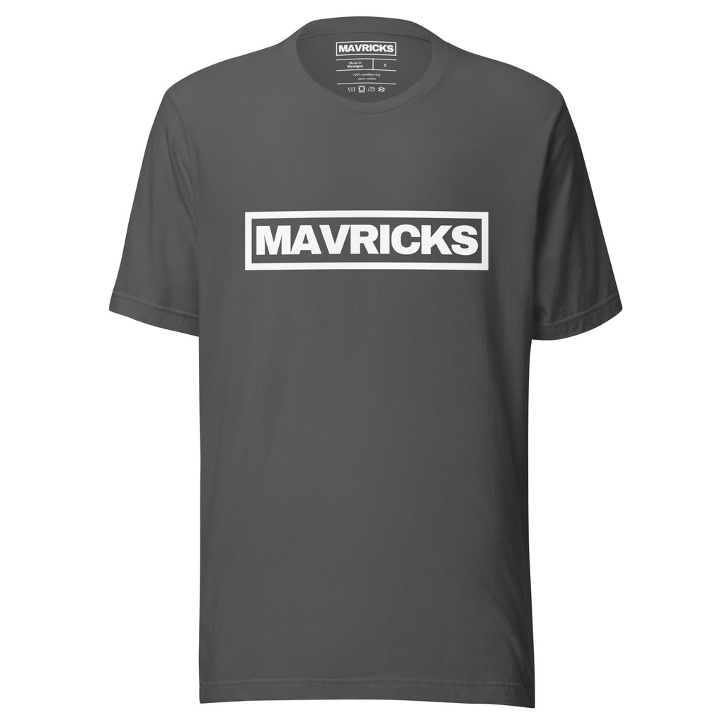 MAVRICKS Bold T-Shirt Asphalt White Front