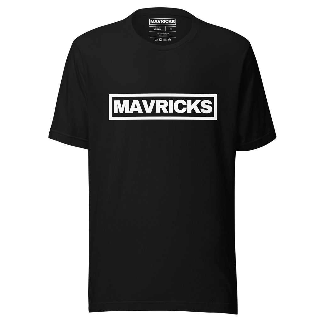 MAVRICKS Bold T-Shirt Black White White