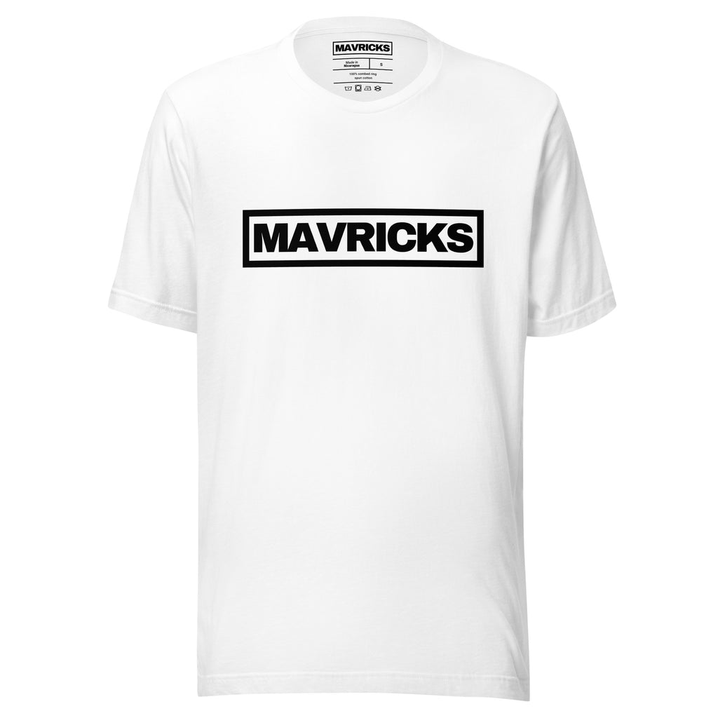 MAVRICKS Bold T-Shirt White Front