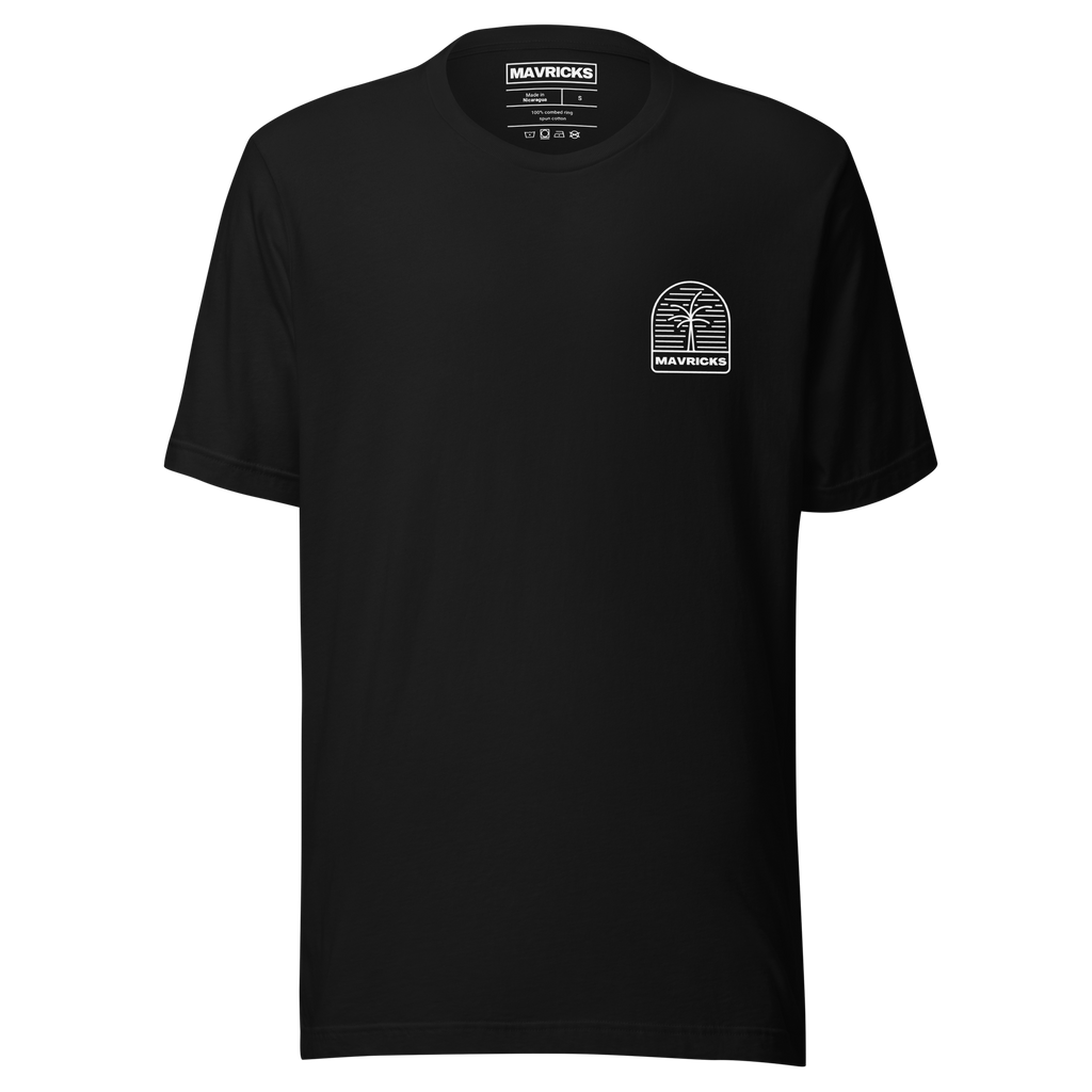 MAVRICKS Island T-Shirt Black Front