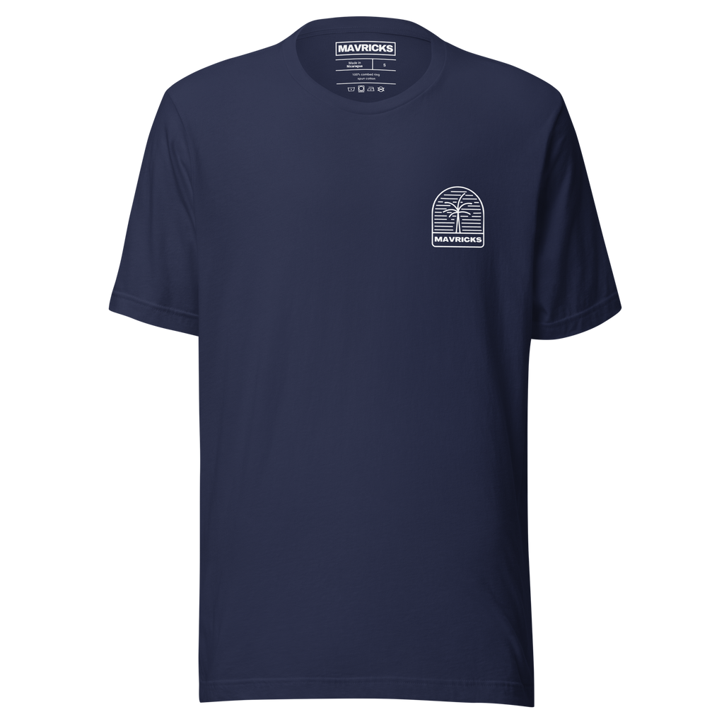 MAVRICKS Island T-Shirt Navy Front